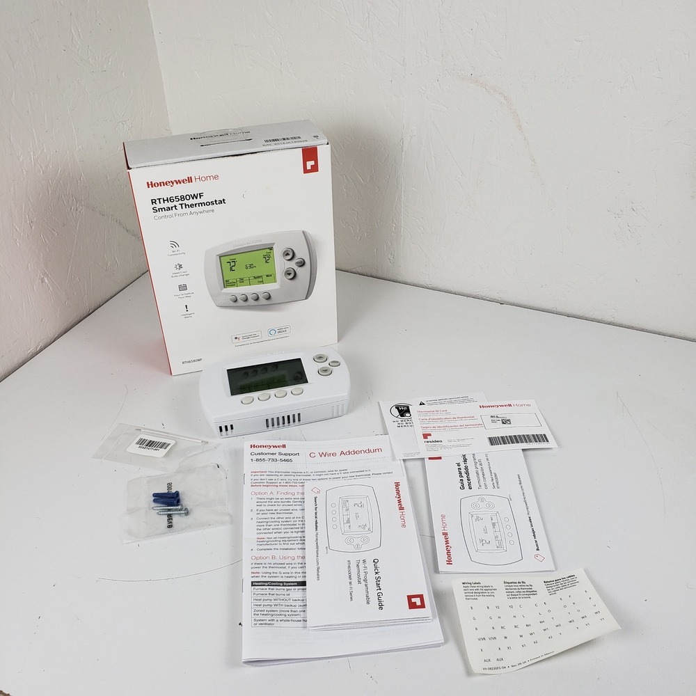Honeywell Home RTH6580WF Smart Wi-Fi 7-Day Programmable Thermostat White Alexa